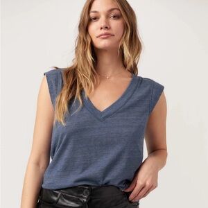 Project Social T ‘Rue’ V-Neck Muscle Tank l Large